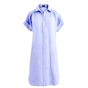 J. Crew Light Blue Shirt Dress